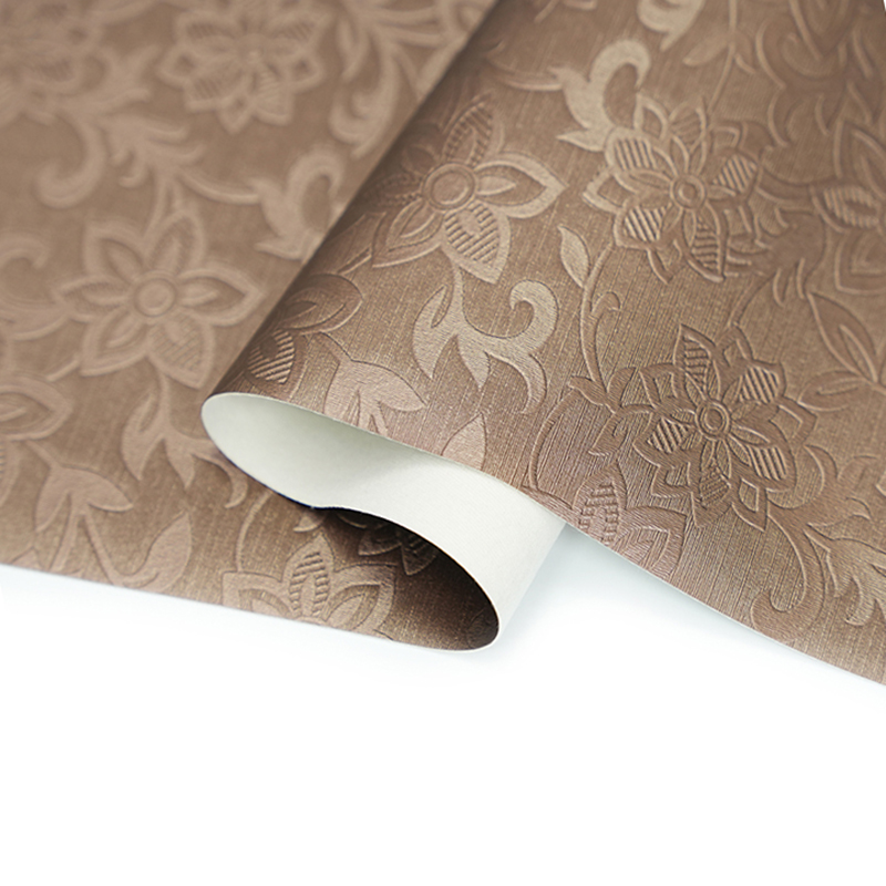 Couro sintético de design de flores para decoração