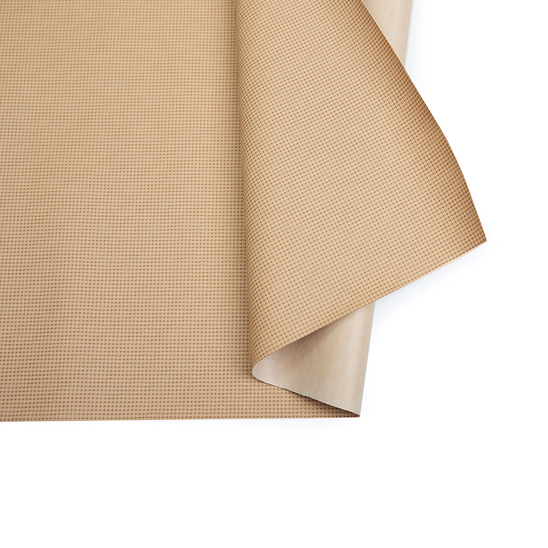 Couro em PVC em relevo para sandálias