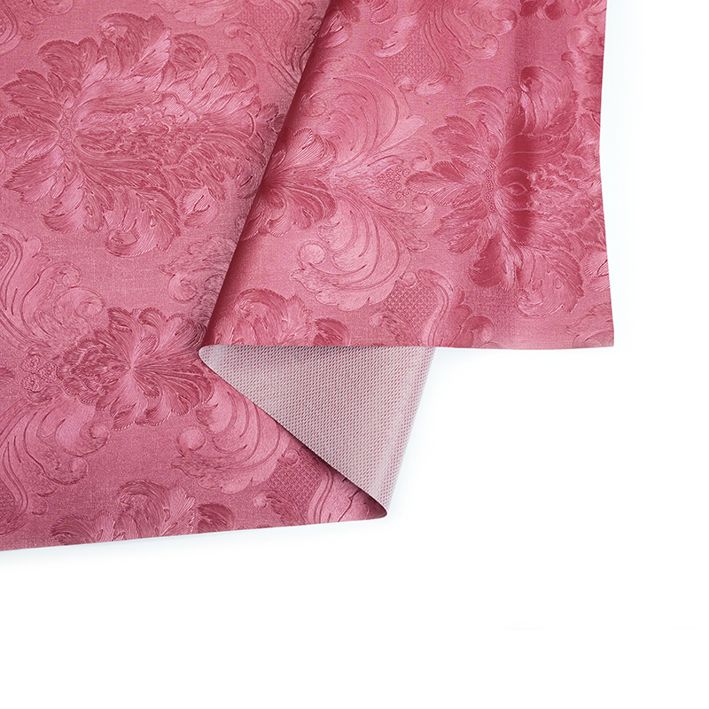 Padrão de flores estofados de couro de PVC